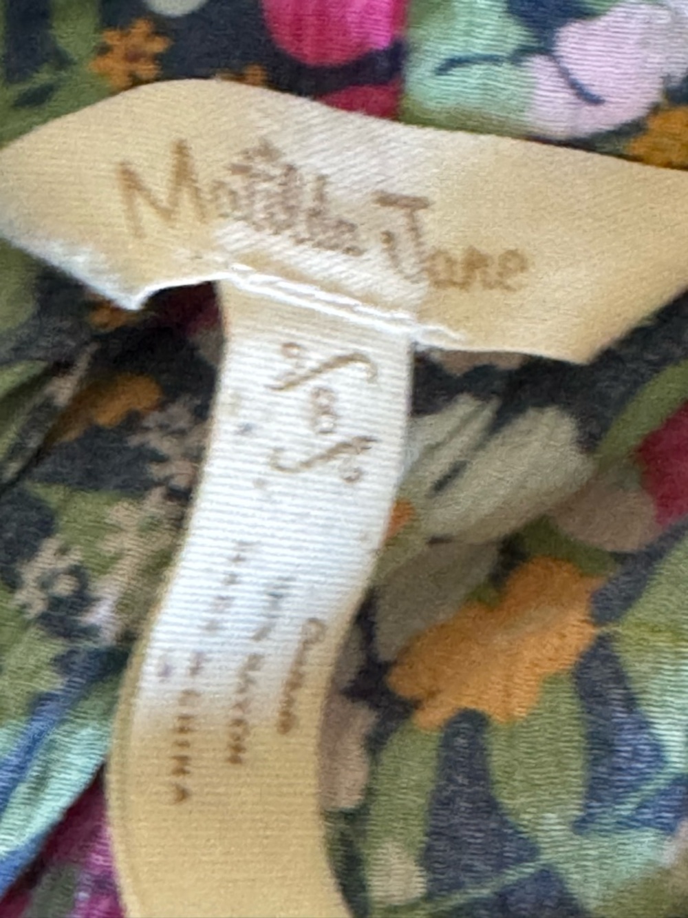 Matilda Jane floral harem drop crotch pants size 8 - Picture 4 of 5